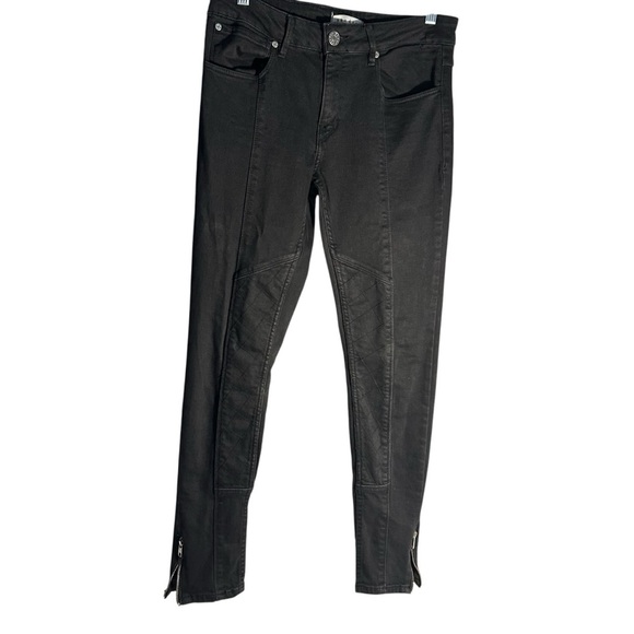 Sandro Paris Ankle Zip Mid Rise Slim Fit Jeans Sz 40 (28) - Picture 2 of 16